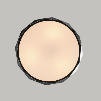 Pakabinama liustra ant laido REUS 3xE27/40W/230V, skersmuo 47 cm, juoda