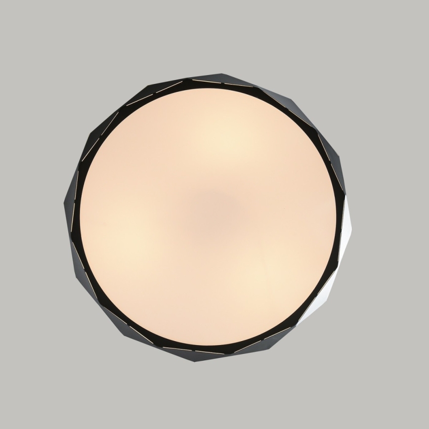 Pakabinama liustra ant laido REUS 3xE27/40W/230V, skersmuo 47 cm, juoda