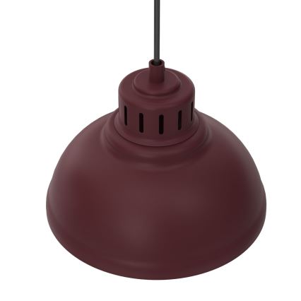 Pakabinama liustra ant laido SVEN 4xE27/15W/230V, bordo spalvos