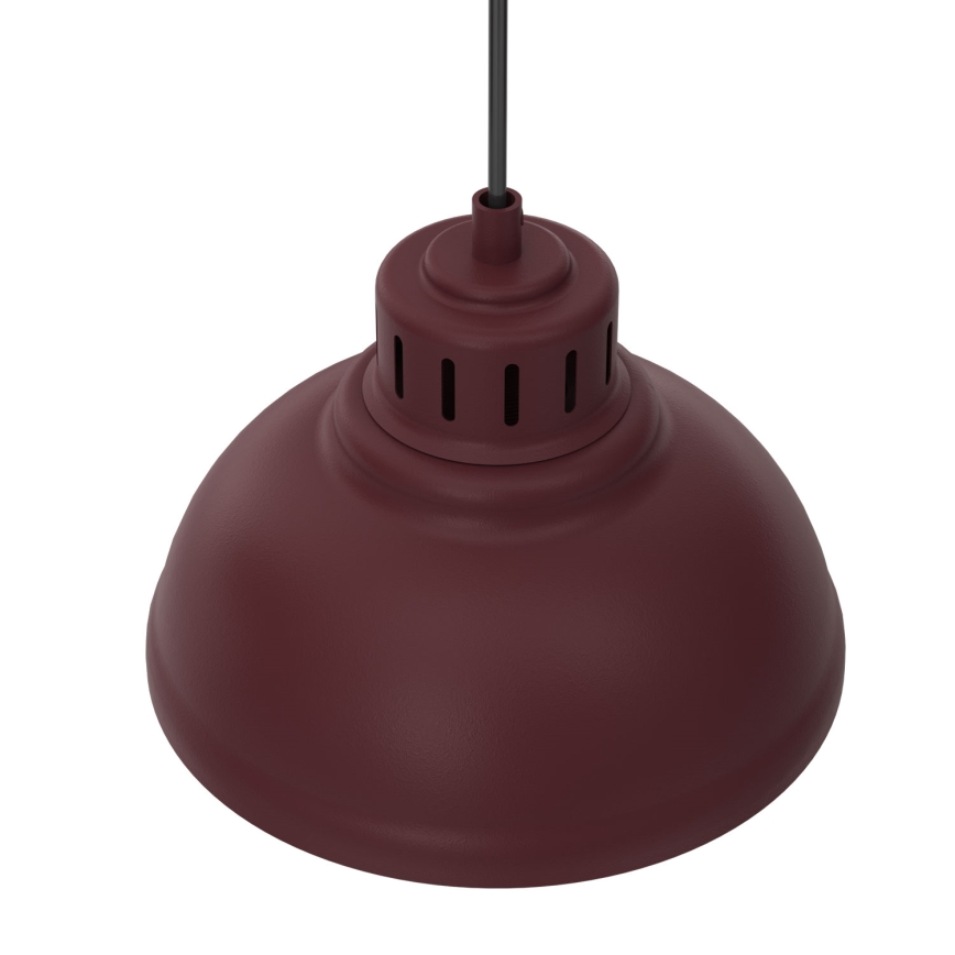 Pakabinama liustra ant laido SVEN 4xE27/15W/230V, bordo spalvos