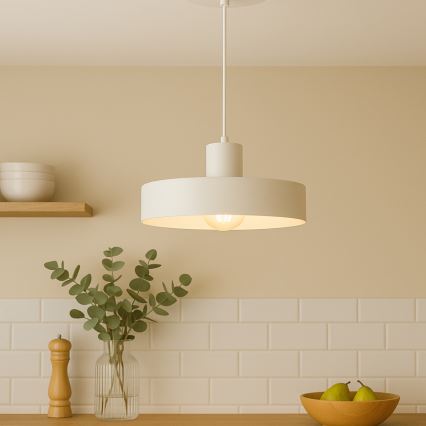 Pakabinama liustra ARCANE ant laido, 1xE27/60W/230V, balta