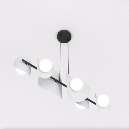 Pakabinama liustra ELEMENTI 6xG9/8W/230V pilka