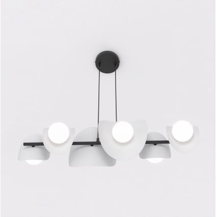 Pakabinama liustra ELEMENTI 6xG9/8W/230V pilka