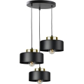 Pakabinama liustra IGNIA 3xE27/60W/230V juoda