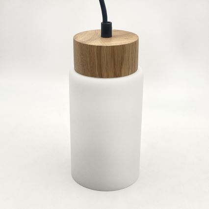 Pakabinama liustra MARKUS 5xE27/15W/230V juoda/ąžuolas