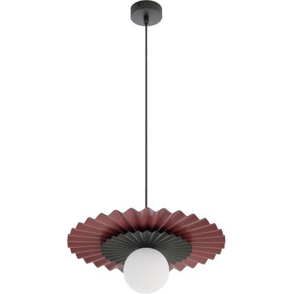 Pakabinama liustra UMBRA 1xG9/8W/230V juoda/raudona