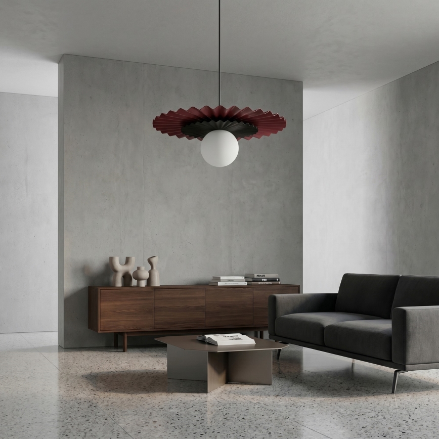 Pakabinama liustra UMBRA 1xG9/8W/230V juoda/raudona