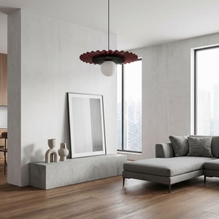 Pakabinama liustra UMBRA 1xG9/8W/230V juoda/raudona