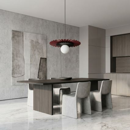 Pakabinama liustra UMBRA 1xG9/8W/230V juoda/raudona