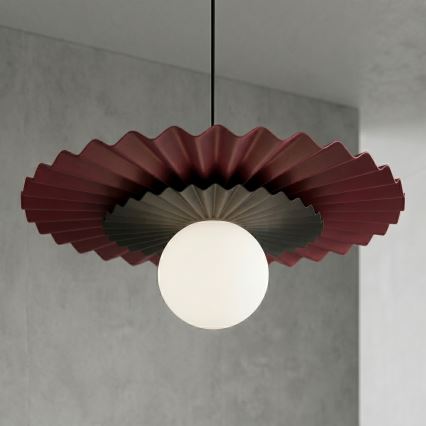 Pakabinama liustra UMBRA 1xG9/8W/230V juoda/raudona