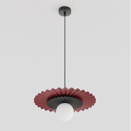 Pakabinama liustra UMBRA 1xG9/8W/230V juoda/raudona