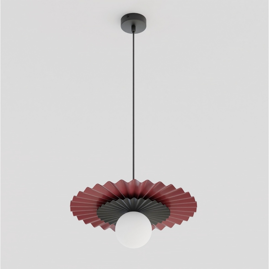 Pakabinama liustra UMBRA 1xG9/8W/230V juoda/raudona