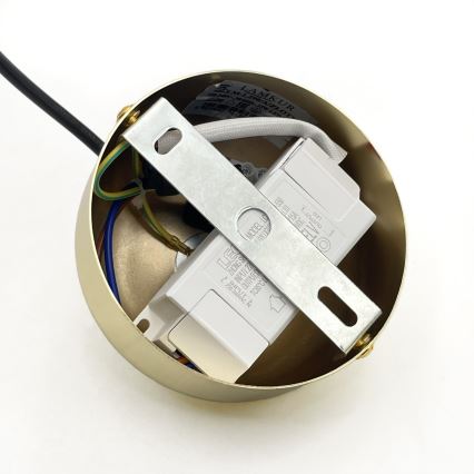 Pakabinamas LED šviestuvas ant laido BONNIE LED/10W/230V 3000K, aukso spalvos