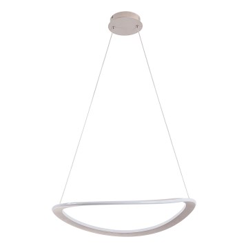 Pakabinamas LED šviestuvas ant laido CASHMERE, 40 W, 230 V, Ø 59,5 cm, smėlio spalvos