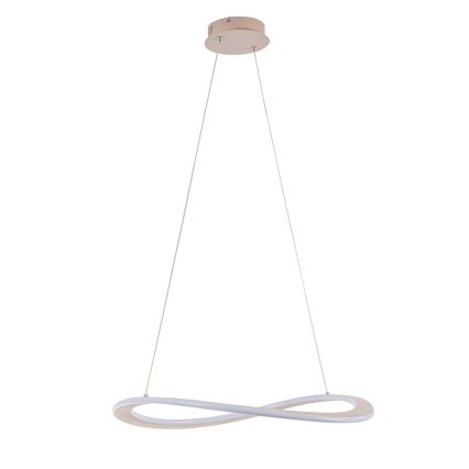 Pakabinamas LED šviestuvas ant laido CASHMERE, 40 W, 230 V, Ø 59,5 cm, smėlio spalvos