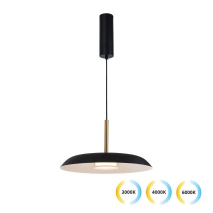 Pakabinamas LED šviestuvas ant laido NUDO LED/11W/230V 3000/4000/6000K juodas