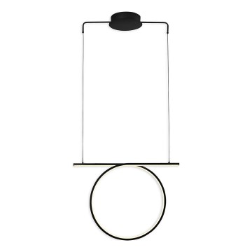 Pakabinamas LED šviestuvas ant laido ODETTA LED/30W/230V 4000K juodas