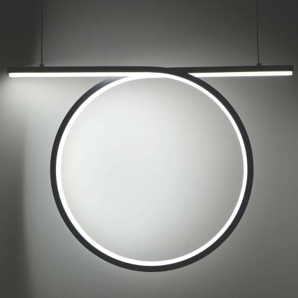 Pakabinamas LED šviestuvas ant laido ODETTA LED/30W/230V 4000K juodas