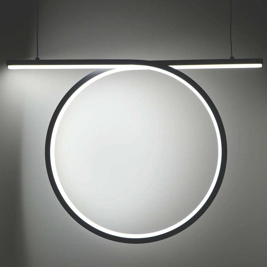 Pakabinamas LED šviestuvas ant laido ODETTA LED/30W/230V 4000K juodas