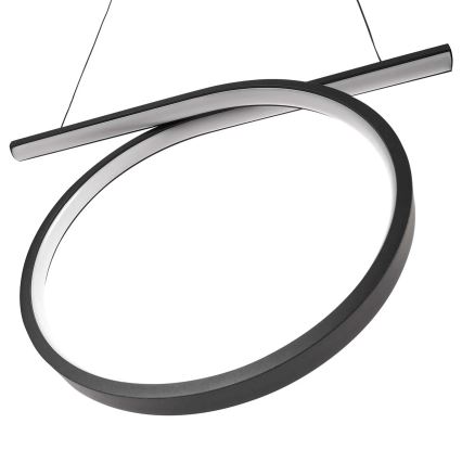 Pakabinamas LED šviestuvas ant laido ODETTA LED/30W/230V 4000K juodas