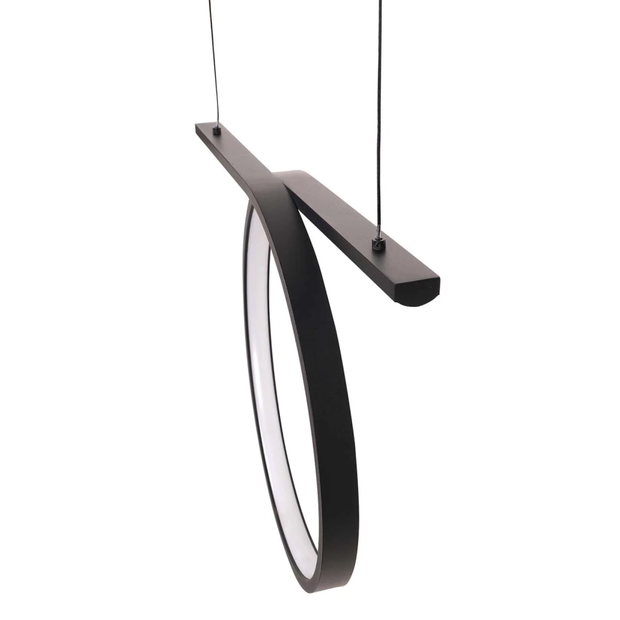 Pakabinamas LED šviestuvas ant laido ODETTA LED/30W/230V 4000K juodas