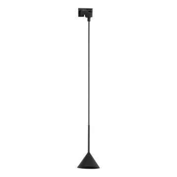 Pakabinamas sietynas 1-fazės bėgių sistemai CONO MINI 1xGU10/10W/230V juoda