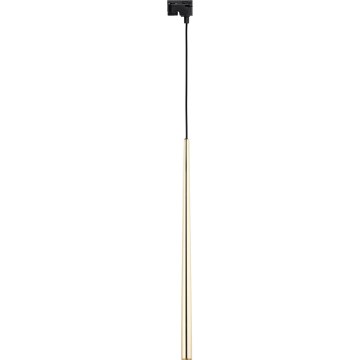 Pakabinamas sietynas 1-fazės bėgių sistemai PIANO 1xG9/8W/230V auksas/juoda