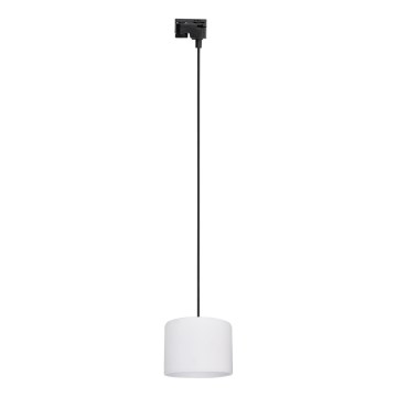 Pakabinamas sietynas 1-fazės bėgių sistemai TRACER 1xE27/15W/230V diametras 20 cm juoda/balta