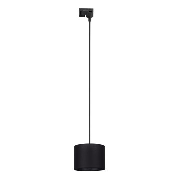 Pakabinamas sietynas 1-fazės bėgių sistemai TRACER 1xE27/15W/230V diametras 20 cm juoda