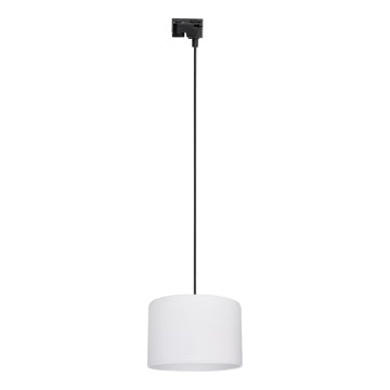 Pakabinamas sietynas 1-fazės bėgių sistemai TRACER 1xE27/15W/230V diametras 30 cm juoda/balta