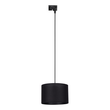 Pakabinamas sietynas 1-fazės bėgių sistemai TRACER 1xE27/15W/230V diametras 30 cm juoda