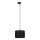 Pakabinamas sietynas 1-fazės bėgių sistemai TRACER 1xE27/15W/230V diametras 30 cm juoda