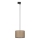 Pakabinamas sietynas 1-fazės bėgių sistemai TRACER 1xE27/15W/230V diametras 30 cm juoda/ruda