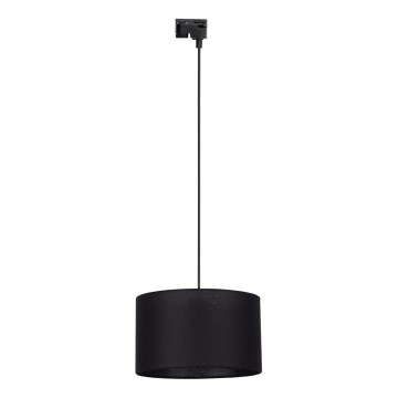 Pakabinamas sietynas 1-fazės bėgių sistemai TRACER 1xE27/15W/230V diametras 38 cm juoda