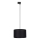 Pakabinamas sietynas 1-fazės bėgių sistemai TRACER 1xE27/15W/230V diametras 38 cm juoda