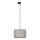 Pakabinamas sietynas 1-fazės bėgių sistemai TRACER 1xE27/15W/230V diametras 38 cm juoda/pilka