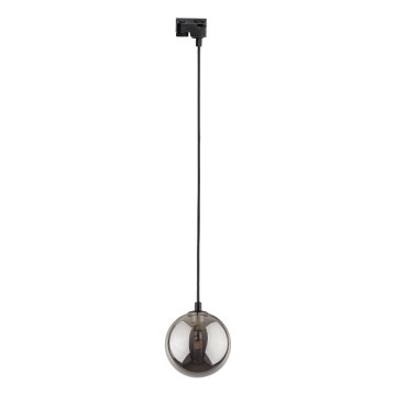Pakabinamas sietynas 1-fazės bėgių sistemai TRACER 1xG9/8W/230V juoda/dūminis juoda