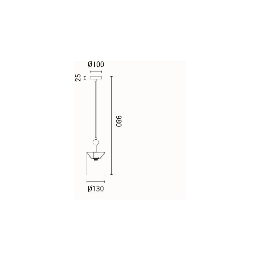 Pakabinamas sietynas 1xE14/15W/230V