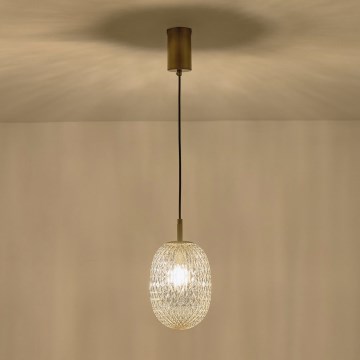 Pakabinamas sietynas 1xE14/25W/230V permatoma diametras 15 cm