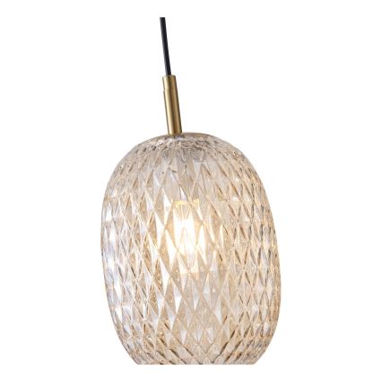 Pakabinamas sietynas 1xE14/25W/230V permatoma diametras 15 cm