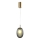 Pakabinamas sietynas 1xE14/25W/230V pilka diametras 15 cm
