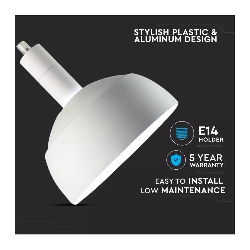 Pakabinamas sietynas 1xE14/60W/230V baltas