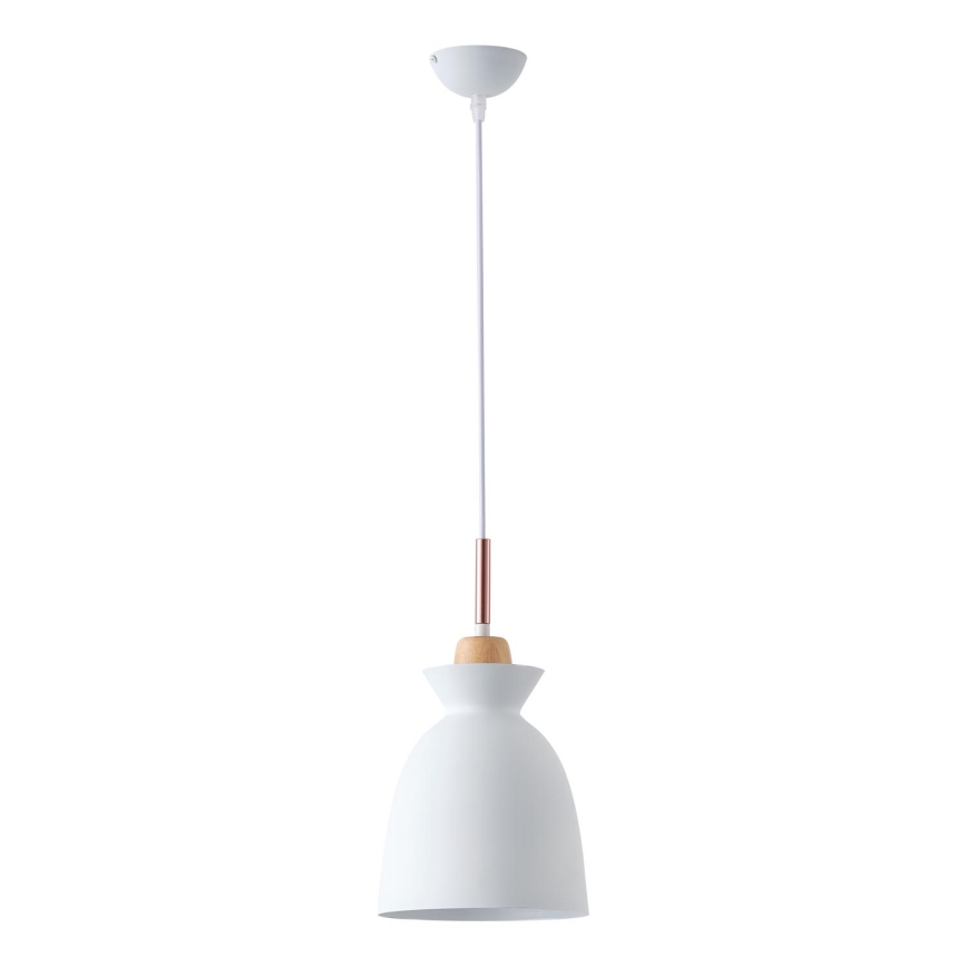Pakabinamas sietynas 1xE27/15W/230V balta diametras 19,5 cm