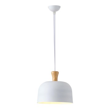 Pakabinamas sietynas 1xE27/15W/230V balta diametras 27 cm