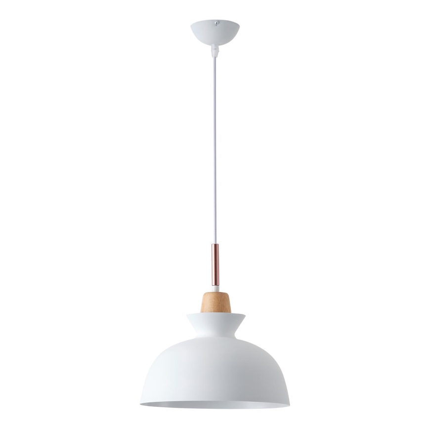 Pakabinamas sietynas 1xE27/15W/230V balta diametras 28 cm