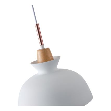 Pakabinamas sietynas 1xE27/15W/230V balta diametras 28 cm