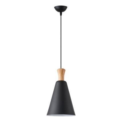Pakabinamas sietynas 1xE27/15W/230V juoda diametras 20 cm