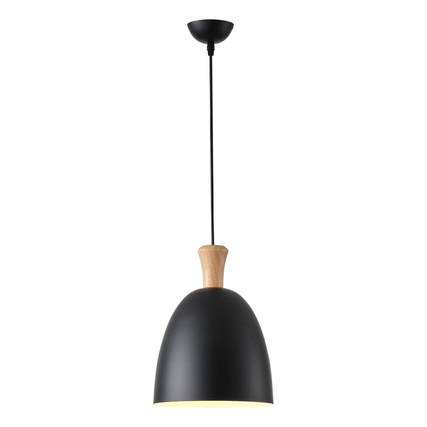 Pakabinamas sietynas 1xE27/15W/230V juoda diametras 23 cm