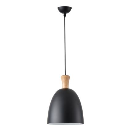 Pakabinamas sietynas 1xE27/15W/230V juoda diametras 23 cm