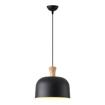 Pakabinamas sietynas 1xE27/15W/230V juoda diametras 27 cm